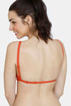 Zivame Beautiful Basics Double Layered Non Wired Full Coverage Backless Bra - Summer Fig — thumbnail 4